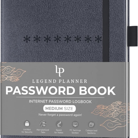 Purple Legend Password Book NWT - Picture 7 of 7